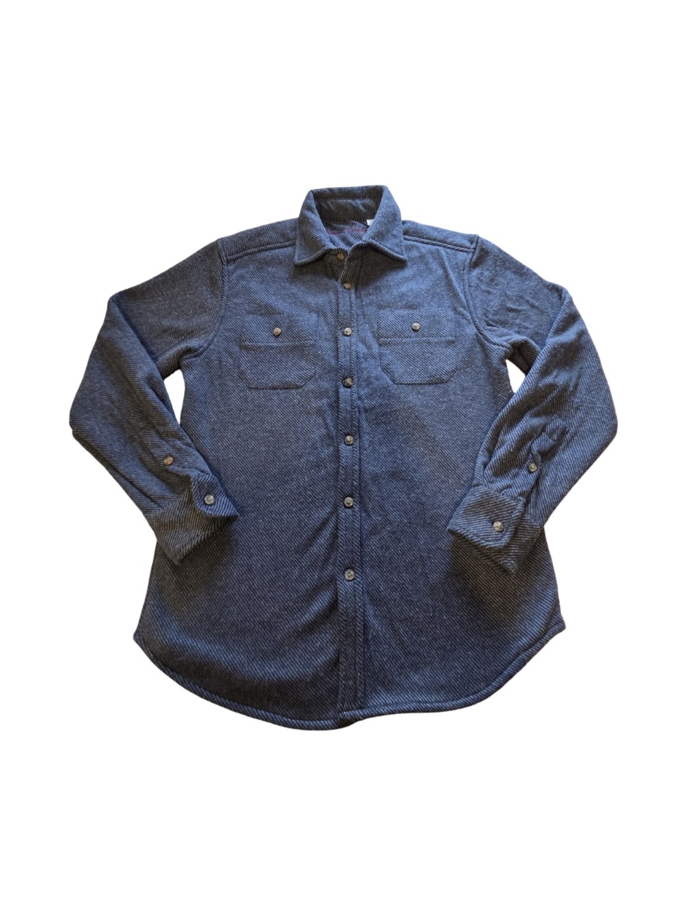 Robert Graham Indigo Blue Button-Front Casual Shirt